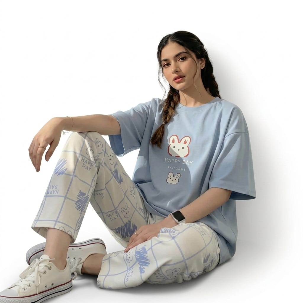 Printed Night Suit – Premium Comfort Wear