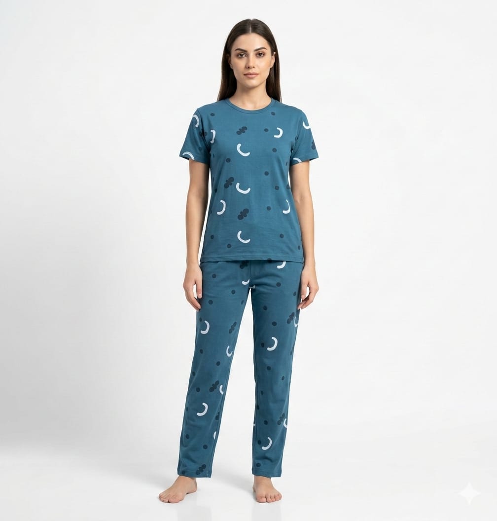 Printed Night Suit – Satisfactory Comfort Wear