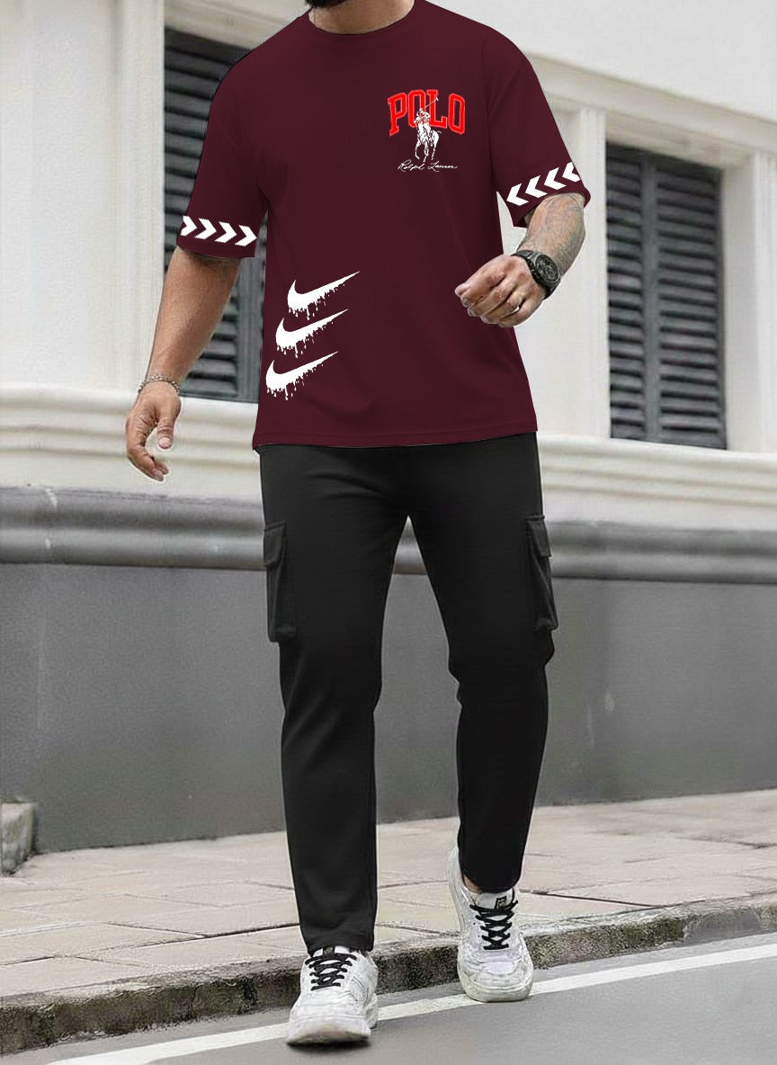 Men & Boys Printed Track Suit – Summer Jersey Set