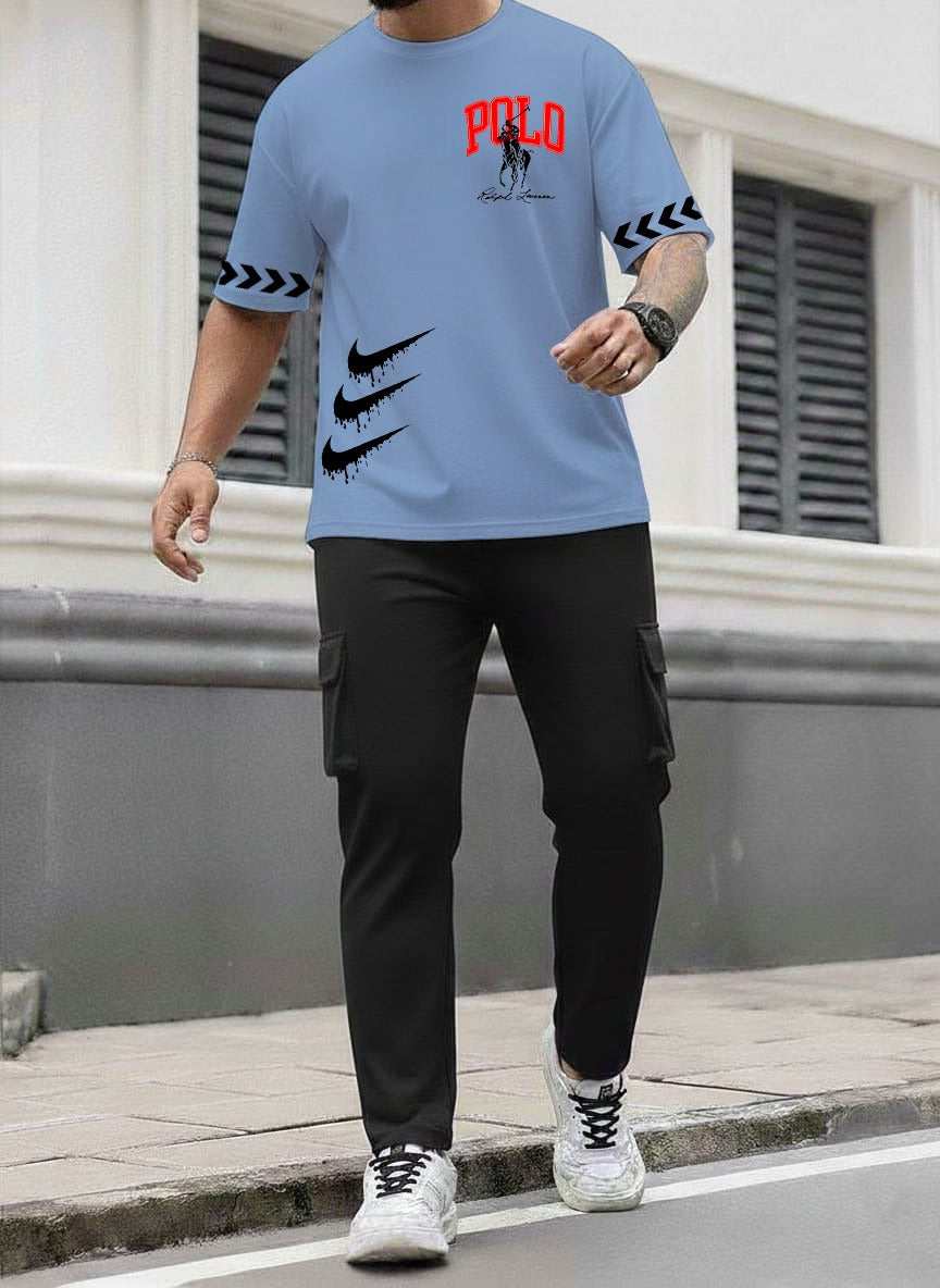 Men & Boys Printed Track Suit – Summer Jersey Set