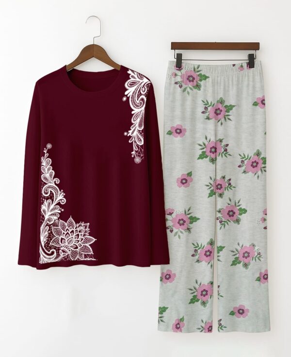 Women Printed Night Suits - Image 5