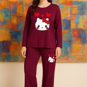 Women Printed Night Suits