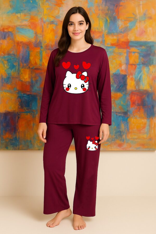 Women Printed Night Suits