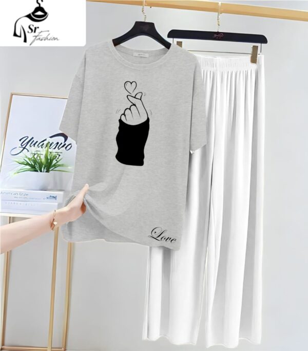 Best nightwear For Girls Love Sign Printed Night Suit 😍🔥 - Image 4
