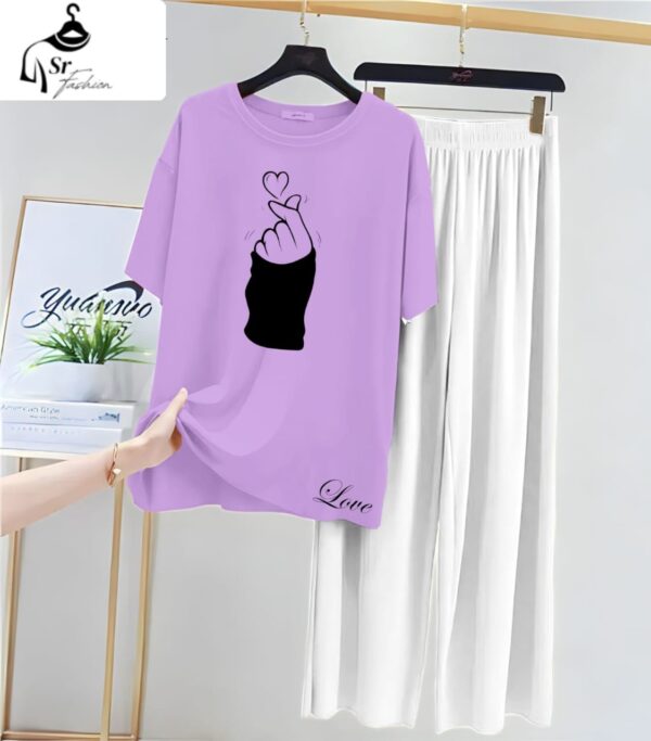 Best nightwear For Girls Love Sign Printed Night Suit 😍🔥 - Image 2