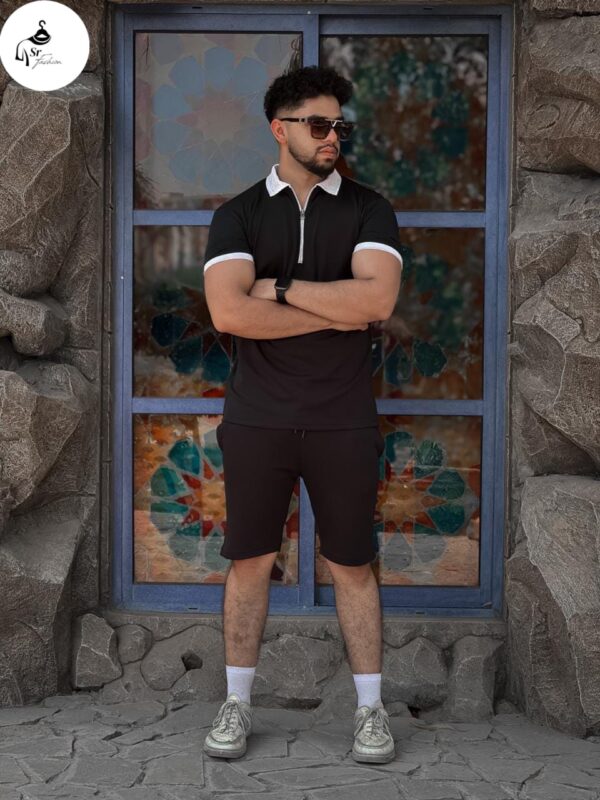 Zipper Short Suit