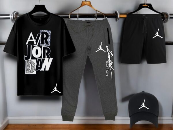 Jordan Printed 4 Pcs Tracksuit - Image 8