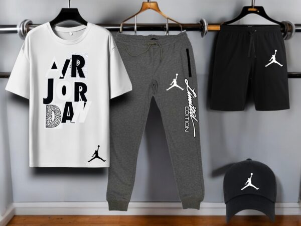 Jordan Printed 4 Pcs Tracksuit - Image 9