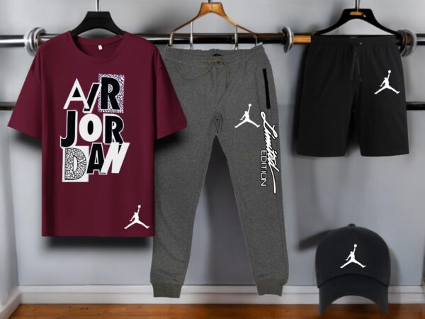 Jordan Printed 4 Pcs Tracksuit - Image 6