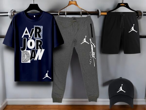 Jordan Printed 4 Pcs Tracksuit - Image 5