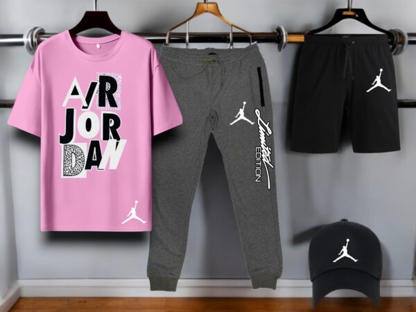 Jordan Printed 4 Pcs Tracksuit - Image 2